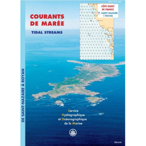 Shom - 559-UJA - Courant de marée : Côte Ouest de France, de Saint-Nazaire à Royan
