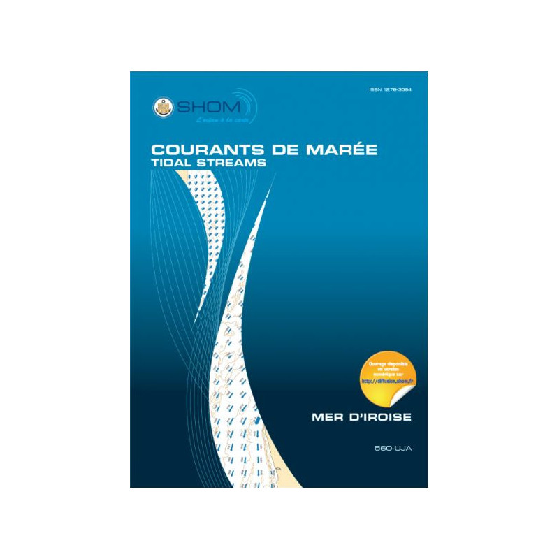 Shom - 560-UJA - Courant de marée : Mer d'Iroise - De l'île Vierge à la pointe de Penmarc'h