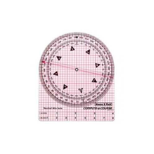 Règle de calcul de course et rapporteur Compute-a-Course