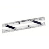 Parallel Ruler in Plexiglas, 38 cm Black Graduations