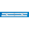 24" inch aluminium arm parallel rule