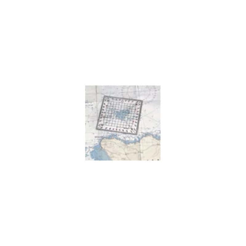 13cm Navigation Square Protractor - Douglas Protractor