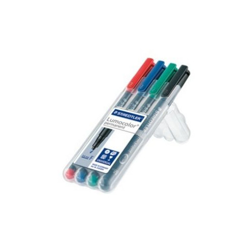 Kit de feutres permanents 4 couleurs pour écrire sur les étuis