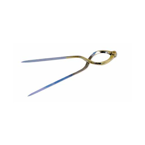 Compas lyre 20 cm laiton pointe inox Compas lyre 20 cm laiton pointe inox
