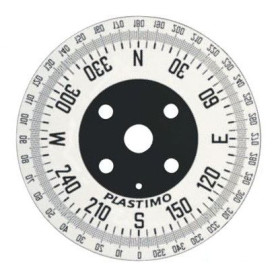 Orange Plastimo Iris 50 bearing compass