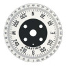 Orange Plastimo Iris 50 bearing compass