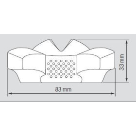 Compas de relèvement Plastimo Iris 50 orange