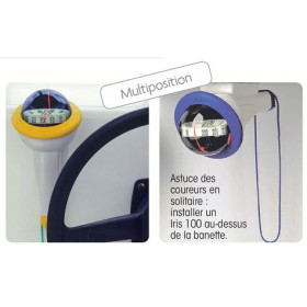 Plastimo Iris 100 Blue Bearing Compass with Illumination