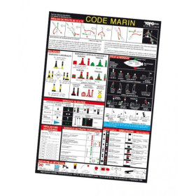 Planche adhésive - Code marin