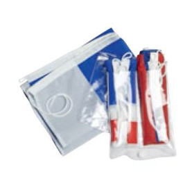 flag pouch with 3 regulatory flags - 30 x 45 cm