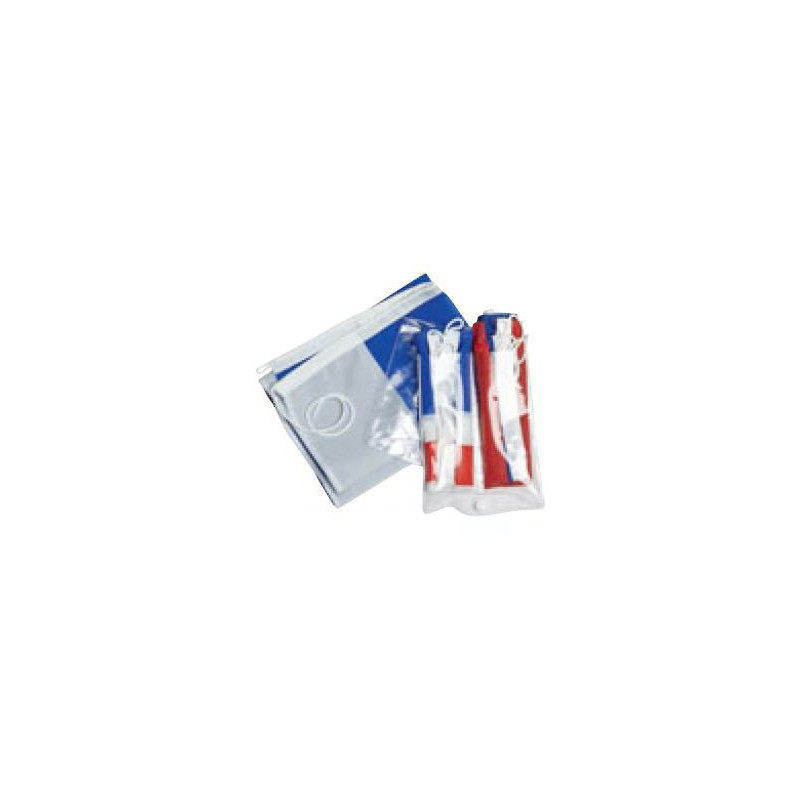 flag pouch with 3 regulatory flags - 30 x 45 cm