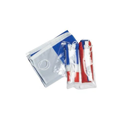 flag pouch with 3 regulatory flags - 30 x 45 cm