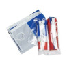 Flag pouch with 3 regulatory flags - 50 x 60 cm