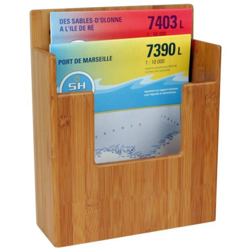 Support en bambou pour table à carte