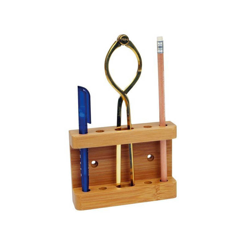 Bamboo pencil holder