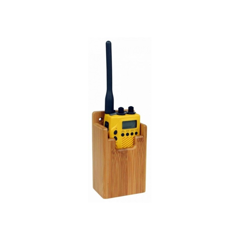 Support en bambou pour GPS, GSM : 90 x 140 x 45 mm
