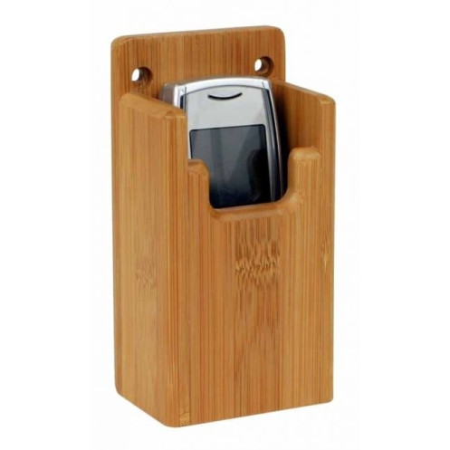 Support en bambou pour GPS, VHF : 68 x 140 x 45 mm