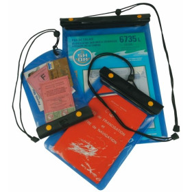 Waterproof pouch renforcée O'WAVE for document: size S