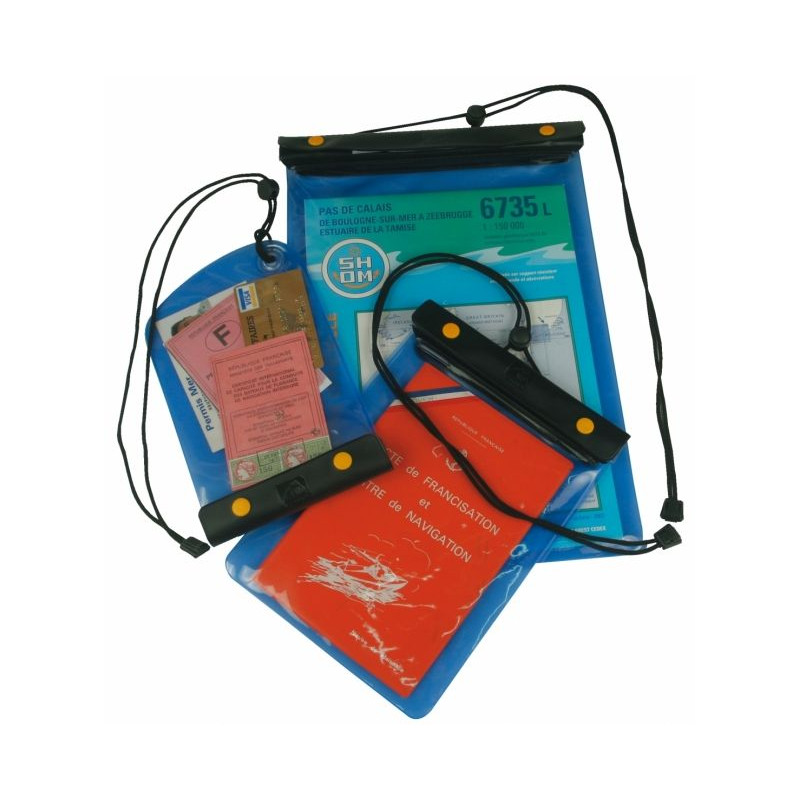 Waterproof pouch renforcée O'WAVE for document: size S