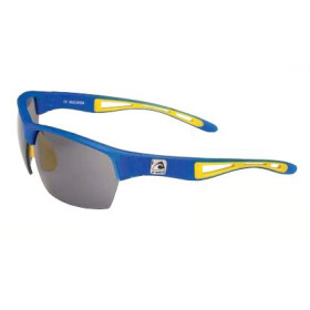 Lunettes O'Wave Nukuloa : bleu, renforts caoutchouc jaune