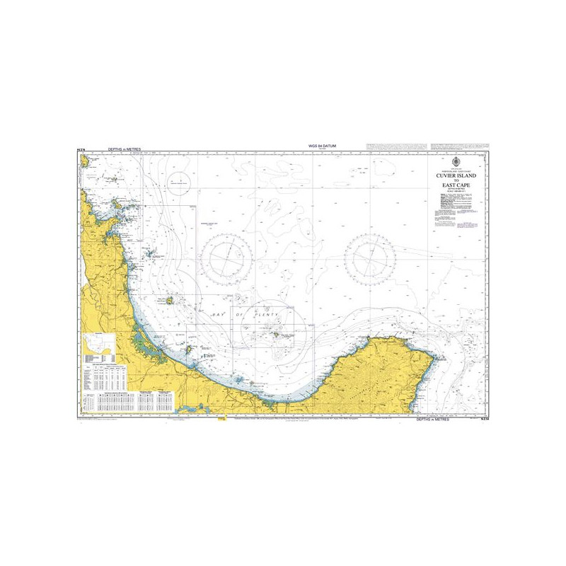 Land Information New Zealand - NZ54 - Cuvier Island to East Cape