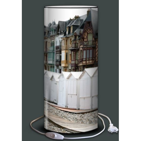 Lampe Plage des demoiselles Cabines mer