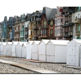 Lampe plage des demoiselles Cabines mer
