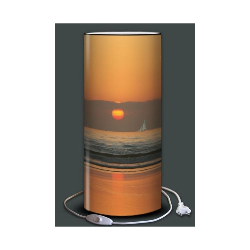 Lampe plage des demoiselles Coucher de soleil