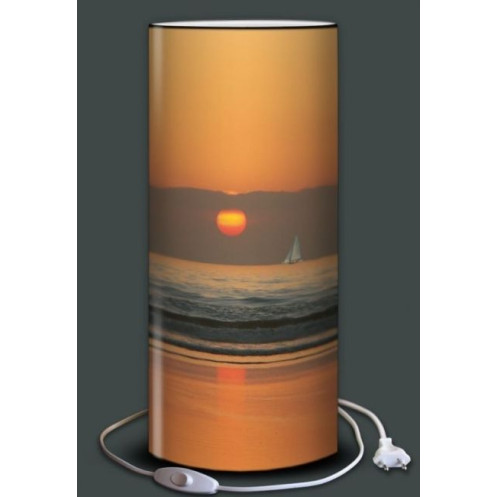 Lampe plage des demoiselles Coucher de soleil