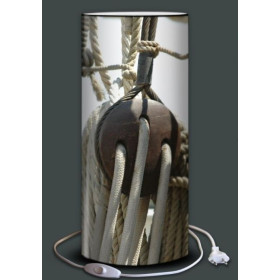 Lampe plage des demoiselles poulies