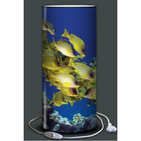 Lampe plage des demoiselles poissons Jaunes