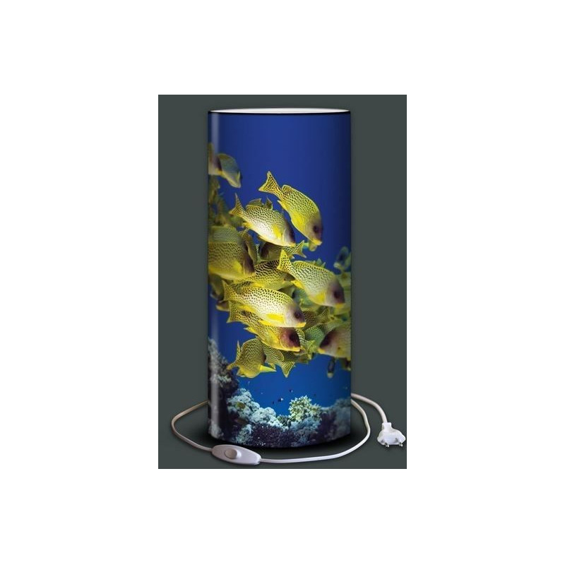 Lampe plage des demoiselles poissons Jaunes