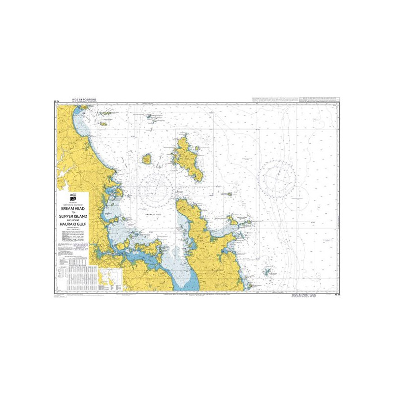 Land Information New Zealand - NZ53 - Bream Head to Slipper Island including Hauraki Gulf