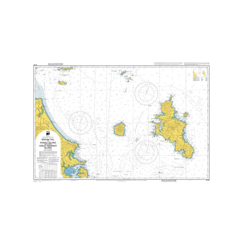 Land Information New Zealand - NZ522 - Bream Tail to Kawau Island including Great Barrier Island (Aotea Island)