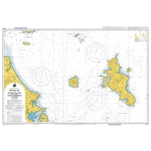 Land Information New Zealand - NZ522 - Bream Tail to Kawau Island including Great Barrier Island (Aotea Island) Land Information New Zealand - NZ522 - Bream Tail to Kawau Island including Great Barrier Island (Aotea Island)