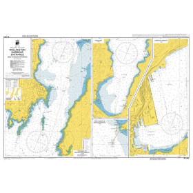 Land Information New Zealand - NZ4634 - Wellington Harbour Entrance and Plans of Wharves
