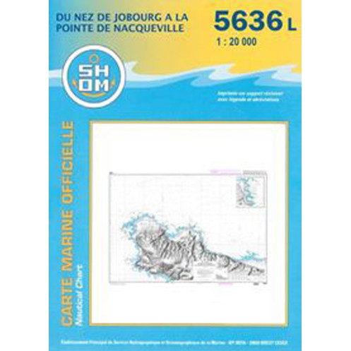 Shom L - 5636L - Du Nez de Jobourg à la Pointe de Nacquevile