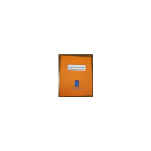Garbage management plan & record book