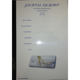 LJB - PL123F - Journal de bord Hauturier Voiles & 2 Moteurs - 31 jours - A4
