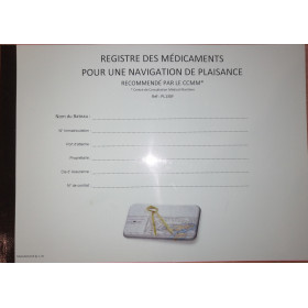 LJB - Registre des médicaments pour une navigation de plaisance - Recommandation du CCMM