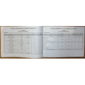 LJB - PL130F - Registre des médicaments pour une navigation de plaisance - Recommandation du CCMM