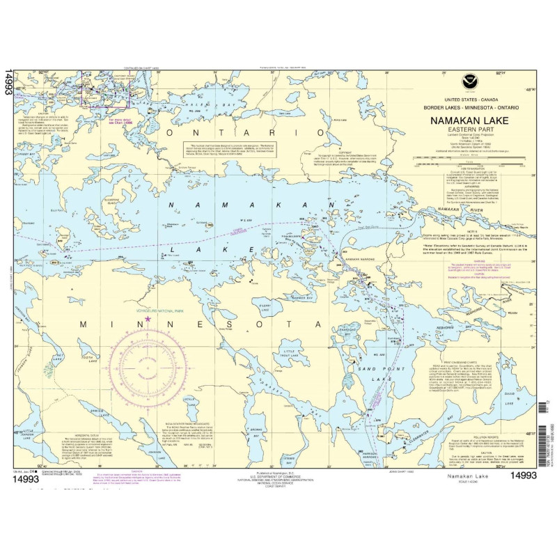 NOAA - NH14993 - 93 Namakan Lake, Eastern Part