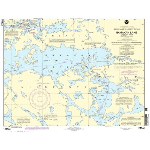 NOAA - NH14993 - 93 Namakan Lake, Eastern Part NOAA - NH14993 - 93 Namakan Lake, Eastern Part