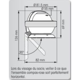 Offshore 55 compass white