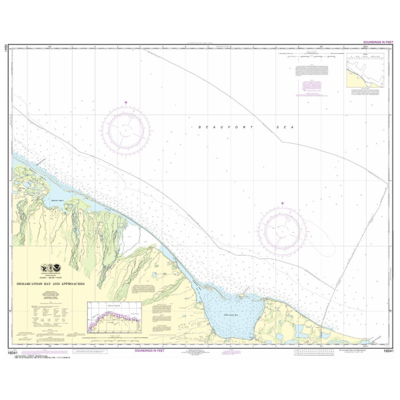 NOAA - 16041 - Demarcation Bay and Approaches