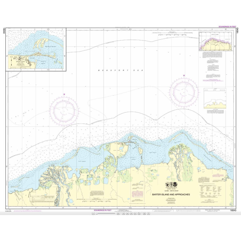 NOAA - 16043 - Barter Island and Approaches - Bernard Harbor