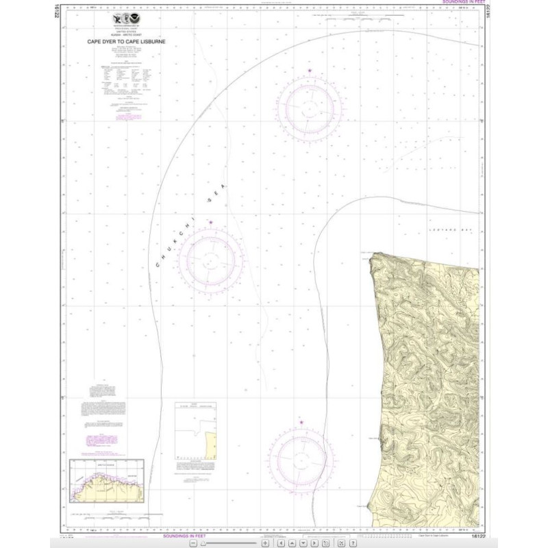 NOAA - 16122 - Cape Dyer to Cape Lisburne