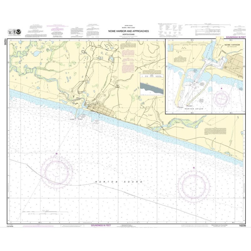 NOAA - 16206 - Nome Harbor and Approaches - Nome Harbor