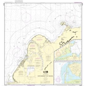 NOAA - 16240 - Cape Romanzof to St. Michael - St. Michael Bay - Approaches to Cape Romanzof