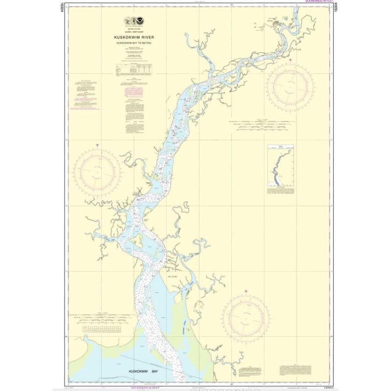 NOAA - 16304 - Kuskokwim River-Kuskokwim Bay to Bethel